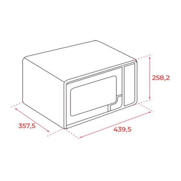 Teka MW FS20 BLANCO - Horno Microondas Sin Grill 20 Litros Blanco - Imagen 2