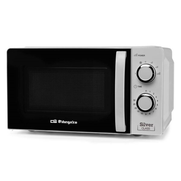 Orbegozo MI2118 - Horno Microondas Sin Grill 20 Litros Silver - Imagen 2