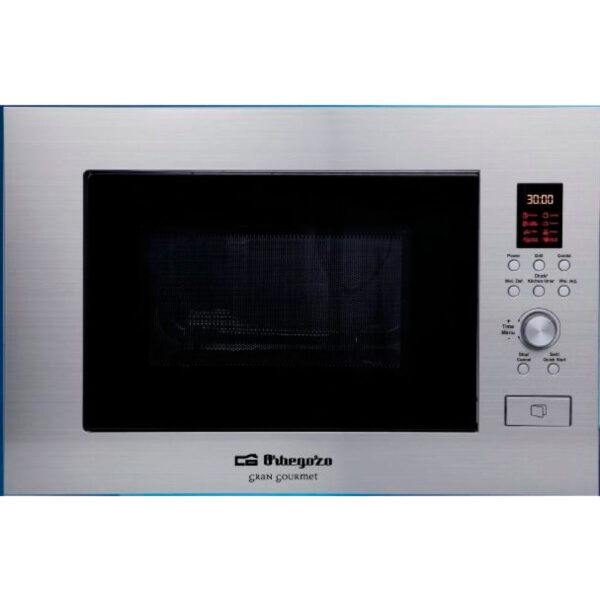 Orbegozo MIG 2330 INOX - Horno Microondas Integrable 23 Litros Con Grill Inox