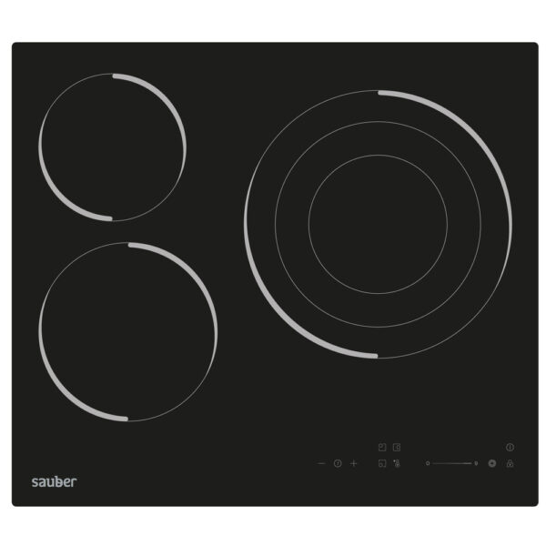Sauber SEV-01 - Vitroceramica Independiente Radiantes 3 Zonas Coccion Ancho 60 Cm - Imagen 2