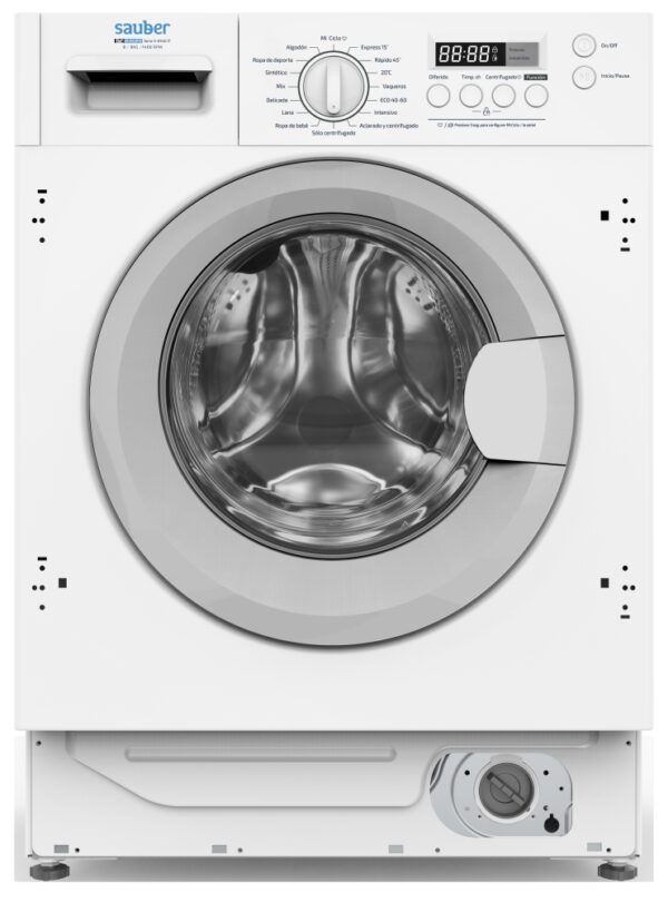 Sauber SERIE 5-8140 IT - Lavadora Integrable 8 Kg B 1400 Rpm