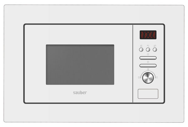 Sauber SERIE 5-20W - Horno Microondas Integrable 20 Litros Con Grill Blanco