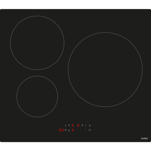 Sauber SERIE 1-6600 - Vitroceramica Induccion 3 Zonas Coccion Ancho 60 Cm
