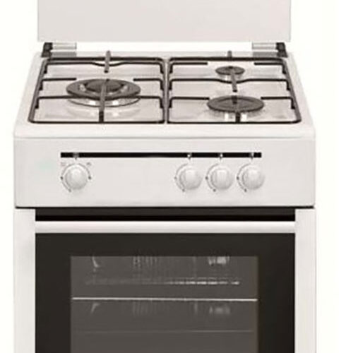 Vitrokitchen CB5530BN - Cocina De Gas 3 Zonas Coccion Blanca Gn