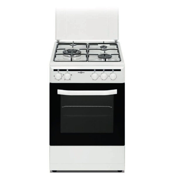 Vitrokitchen CB5535BBE - Cocina De Gas Butano 3 Zonas Coccion Blanca