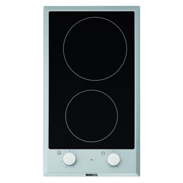Beko HDCC 32200 X - Encimera Modular Vitro 2 Zonas De Coccion Ancho 30 Cm