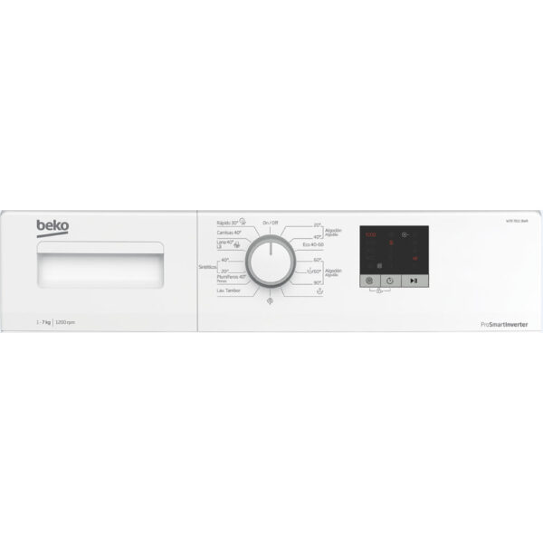 Beko WTE7611BWR - Lavadora Carga Frontal 7 Kg 1200 Rpm D Blanco - Imagen 3
