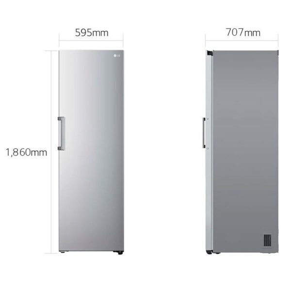 Lg GLT51PZGSZ - Frigorifico Una Puerta Nofrost E Alto 186 Cm Ancho 59.5 Cm Aprox. Inox - Imagen 2