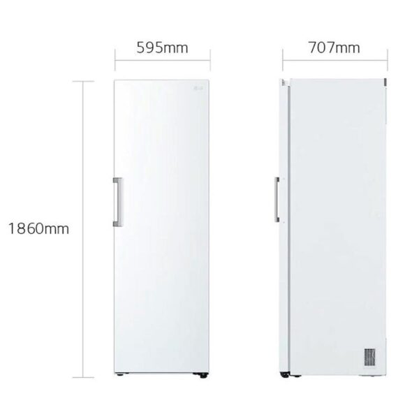 Lg GLT51SWGSZ - Frigorifico Una Puerta E Alto 186 Cm Ancho 60 Cm Blanco - Imagen 2