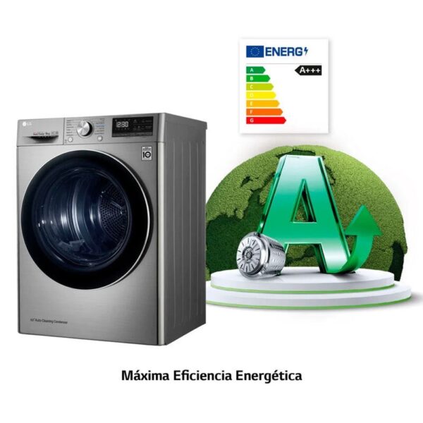 Lg RH90V9PV2N - Secadora Con Bomba De Calor 9 Kg A Inox - Imagen 2