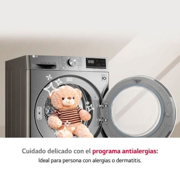Lg RH90V9PV2N - Secadora Con Bomba De Calor 9 Kg A Inox - Imagen 5
