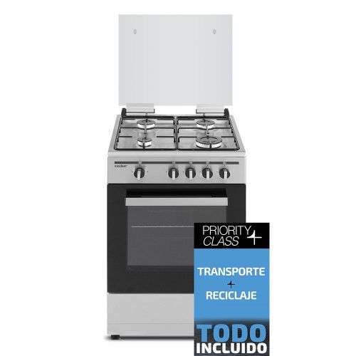 Cocina De Gas Sauber SCI41GB – 4 Zonas Cocción Inox