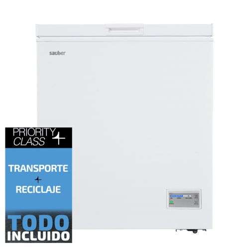 Congelador Horizontal Sauber SERIE 5-CH14524WH – E Ancho 70.5 cm. 142 Litros luz interior