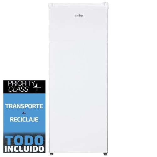 Congelador Vertical Sauber SERIE 3-CV14324WH – E Alto 142,5 Cm . 168 Litros . Blanco