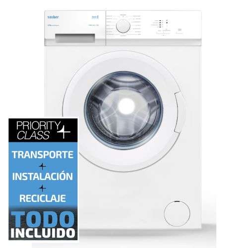 Lavadora Carga Frontal Sauber SERIE 1-W5103 V – 5 Kg 1000 Rpm D Blanco