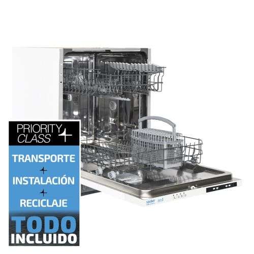 Lavavajillas Integrable Sauber SERIE 1-DWBI6013 V – E 12 Cubiertos