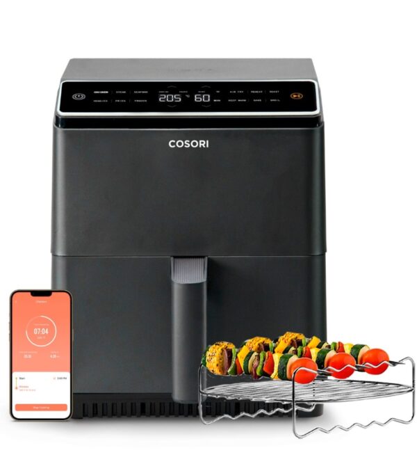 Cosori DUAL BLAZE CHEF EDITION NEGRA 6,4L - Freidora Sin Aceite