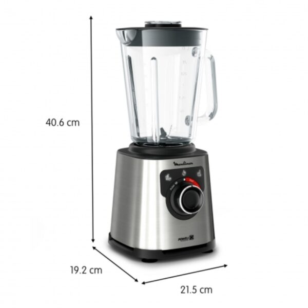 Moulinex LM871D10 - Batidora De Vaso 1200 W Cristal - Imagen 2
