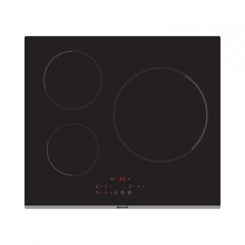Brandt BPI6389B - Vitroceramica Induccion 3 Zonas Coccion Ancho 59 Cm
