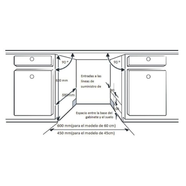 Hisense HS623D10X - Lavavajillas 60 Cm D 14 Cubiertos Inox - Imagen 2