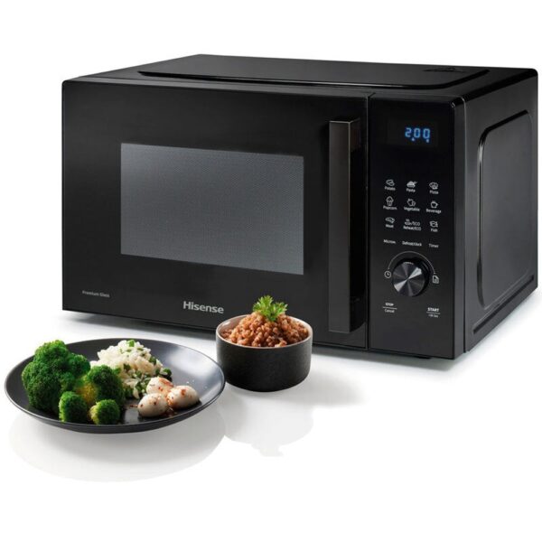 Hisense H23MOBSD1H - Horno Microondas Sin Grill 23 Litros Negro - Imagen 2