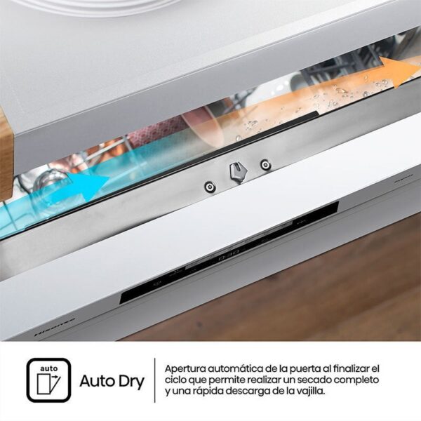 Hisense HS642C60W - Lavavajillas 60 Cm C 14 Cubiertos Blanco - Imagen 9