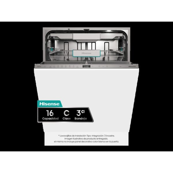 HISENSE HV673A65 - LAVAVAJILLAS INTEGRABLE A 16 CUBIERTOS