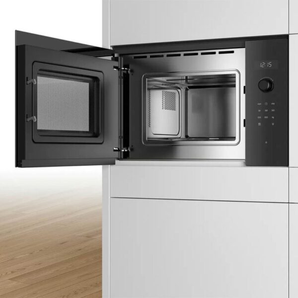 BOSCH BFL524MB0 - HORNO MICROONDAS CON GRILL 20 LITROS NEGRO - Imagen 5