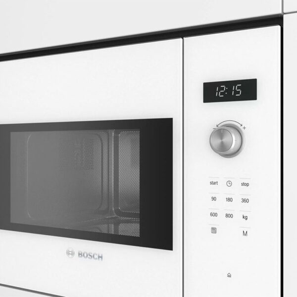 Bosch BFL524MW0 - Horno Microondas Integrable 20 Litros Sin Grill Blanco - Imagen 4
