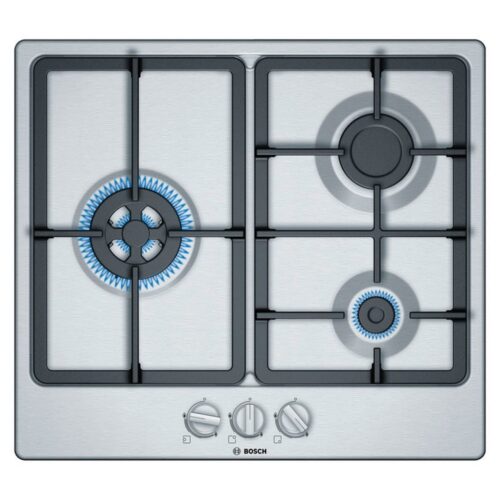 Bosch PGC6B5B90 - Encimera De Gas 3 Zonas Coccion Ancho 60 Cm
