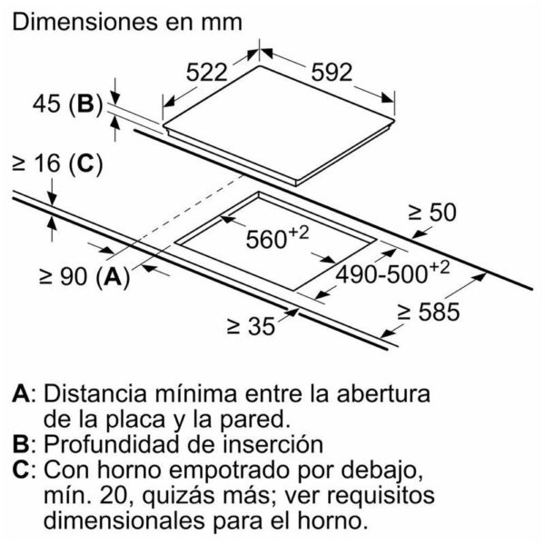 Bosch PKF611BB8E - Vitroceramica Independiente Radiantes 4 Zonas Coccion Ancho 60 Cm - Imagen 2