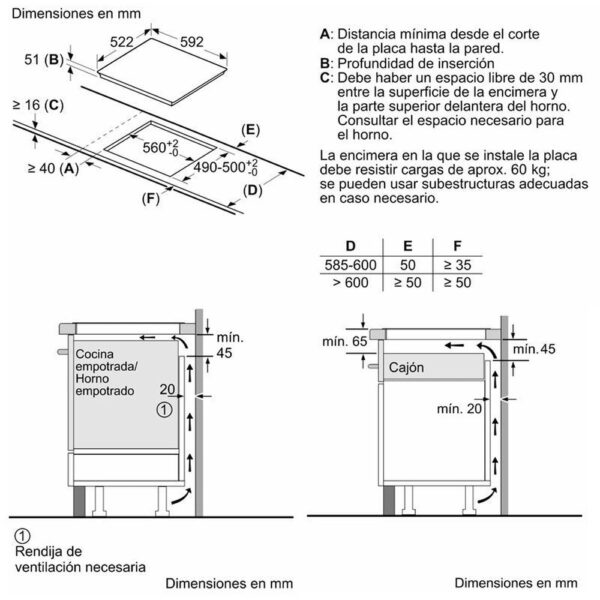 Bosch PUJ631BB5E - Vitroceramica Induccion 3 Zonas Coccion Ancho 60 Cm - Imagen 2