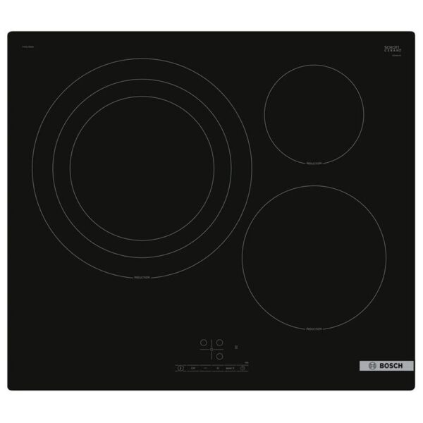 Bosch PID61RBB5E - Vitroceramica Induccion 3 Zonas Coccion Ancho 60 Cm