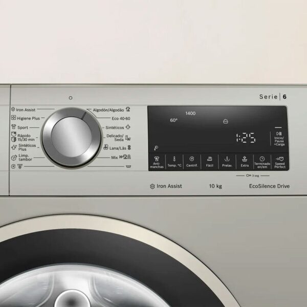 Bosch WGG254ZXES - Lavadora Carga Frontal 10 Kg 1400 Rpm A Inox - Imagen 3