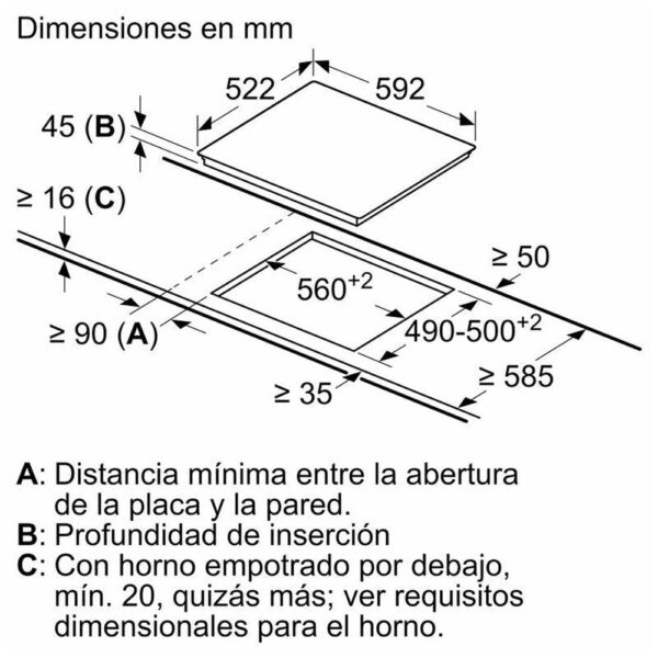 Balay 3EB764EN - Vitroceramica Independiente Radiantes 3 Zonas Coccion Ancho 60 Cm - Imagen 2
