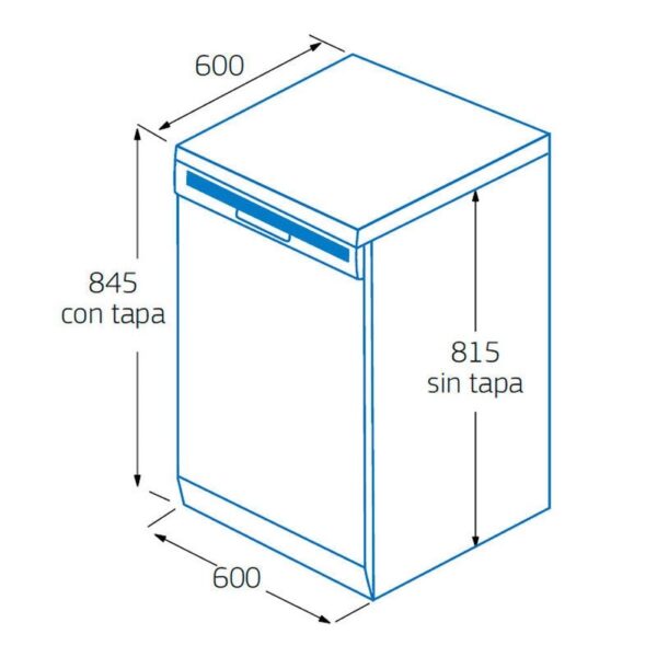 Balay 3VS6362IA - Lavavajillas 60 Cm C 13 Cubiertos Inox - Imagen 2