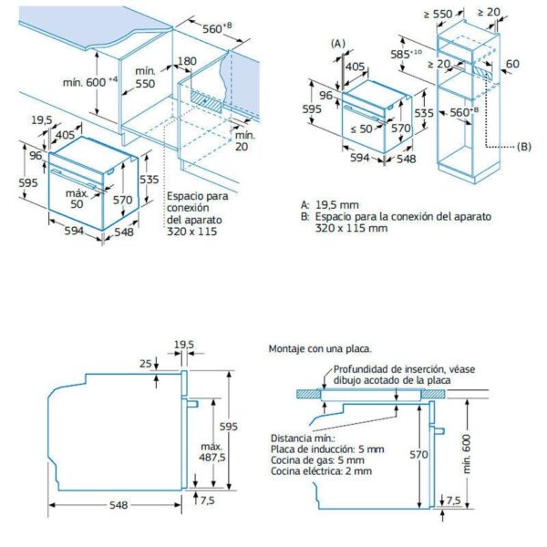 Balay 3HB4841G2 - Horno Pirolitico Multifuncion Grafito - Imagen 2