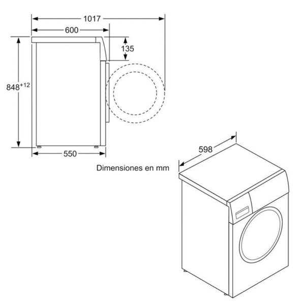 Balay 3TS976BE - Lavadora Carga Frontal 8 Kg 1200 Rpm C Blanco - Imagen 2