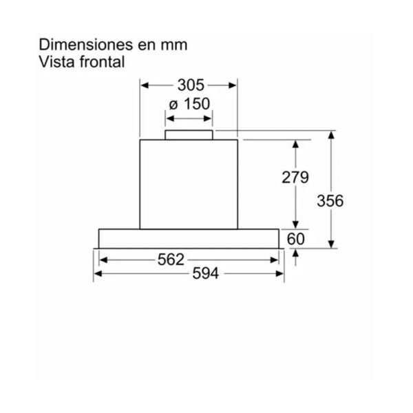 Balay 3BD866MN - Campana Integrable Ancho 60 Cm - Imagen 2