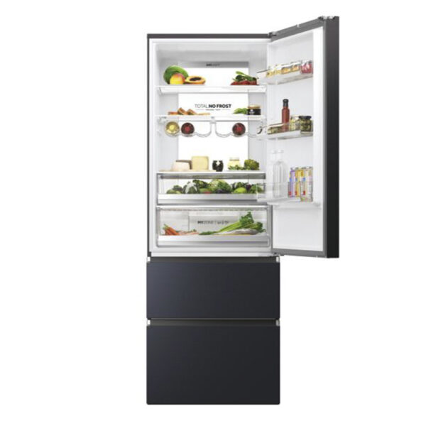 HAIER HTW7720ENMB - FRIGORIFICO COMBI NOFROST E ALTO 200 CM ANCHO 70 CM NEGRO - Imagen 2
