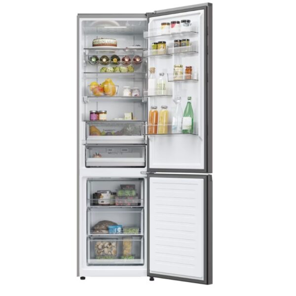 Haier HDPW5620ANPD - Frigorifico Combi Nofrost A Alto 205 Cm  Ancho 59.5 Cm Inox - Imagen 2