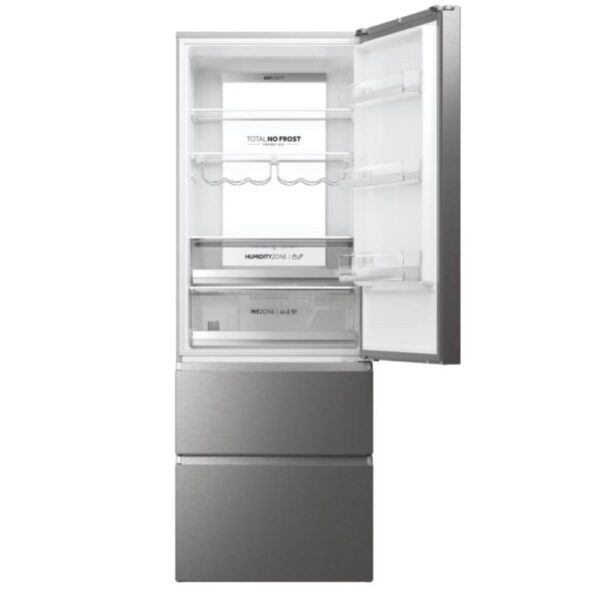 HAIER HTW 7720 DNMP - FRIGORIFICO COMBI NOFROST D ALTO 200.6 CM. ANCHO 70 CM. INOX - Imagen 2
