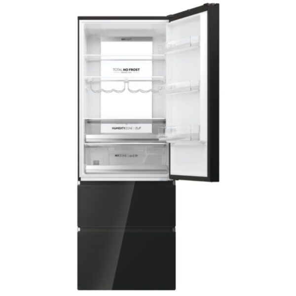 Haier HTW7720DNGB - Frigorifico Combi Nofrost D Alto 200,6 Cm  Ancho 70 Cm  Negro - Imagen 3
