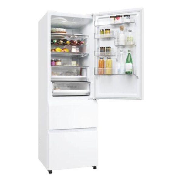 Haier HTW5618ENPW - Frigorifico Combi Nofrost E Alto 185 Cm Ancho 59.5 Cm Blanco - Imagen 2