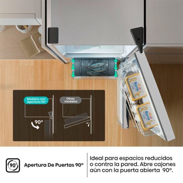 HISENSE RB329N4AWE - FRIGORIFICO COMBI E ALTO 180 CM ANCHO 55 CM BLANCO - Imagen 6