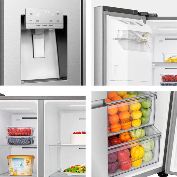 HISENSE RS818N4IIE1 - FRIGORIFICO AMERICANO NOFROST E INOX - Imagen 6