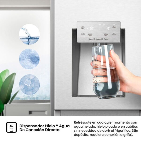 HISENSE RS818N4IIE1 - FRIGORIFICO AMERICANO NOFROST E INOX - Imagen 7