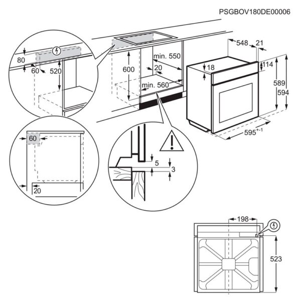 Electrolux EOC6H71X - Horno Con Vapor Multifuncion Inox - Imagen 3