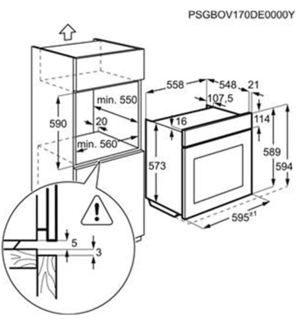 Electrolux EOF6P60X - Horno Pirolitico Multifuncion Negro - Imagen 4