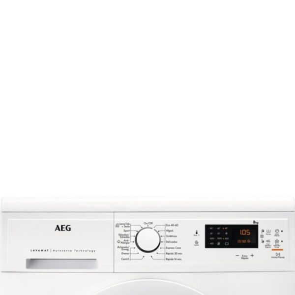 Aeg LFA5I82WRE - Lavadora Carga Frontal 8 Kg 1200 Rpm A Blanco Con Tapa Desmontable - Imagen 3